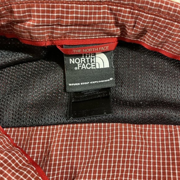 The North Face Shirt Mens XXL Plaid Short Sleeve Button Up Red Checkered - Picture 6 of 11